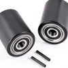 Pallet Jack Front Wheels 3x3.75" PU Tread Pair Bearings JackCraft-2
