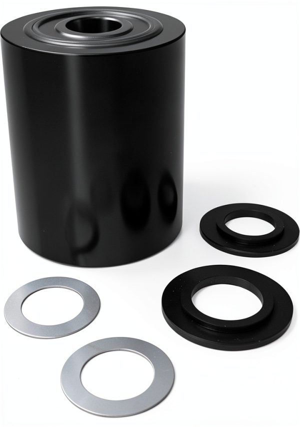 Pallet Jack Load Wheel Sourcefy Steel Hub 3in X 2.5in 20mm ID Bearings-0