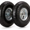 Yarlung 10" Pneumatic Air Filled Tires 2 Pack Hand Truck Wheels-0