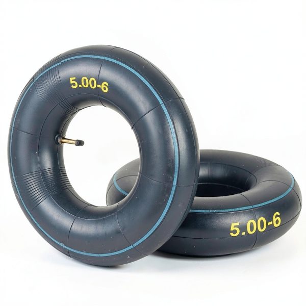 Heavy Duty 13x5.00-6 Inner Tube 2-Pack with TR87 Bent Valve by Potreba-0