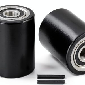 Pallet Jack Front Wheels 3x3.75" PU Tread Pair Bearings JackCraft-0