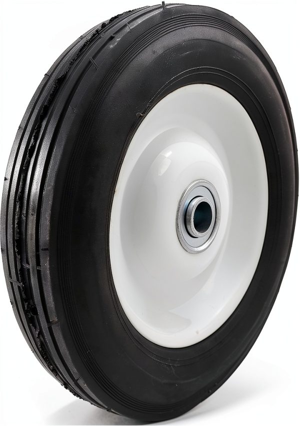 Marathon 8x1.75 Semi Pneumatic Tire on Wheel Offset Hub 225lb Load-0