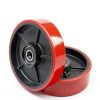 Pallet Jack Wheels VisHomeYard 7" x 2" PU Caster with 20mm Bearings-3