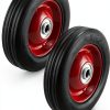 QWORK 2 Pack 6" x 1.5" Hand Truck Wheel with Ball Bearing, 132lb Load-0