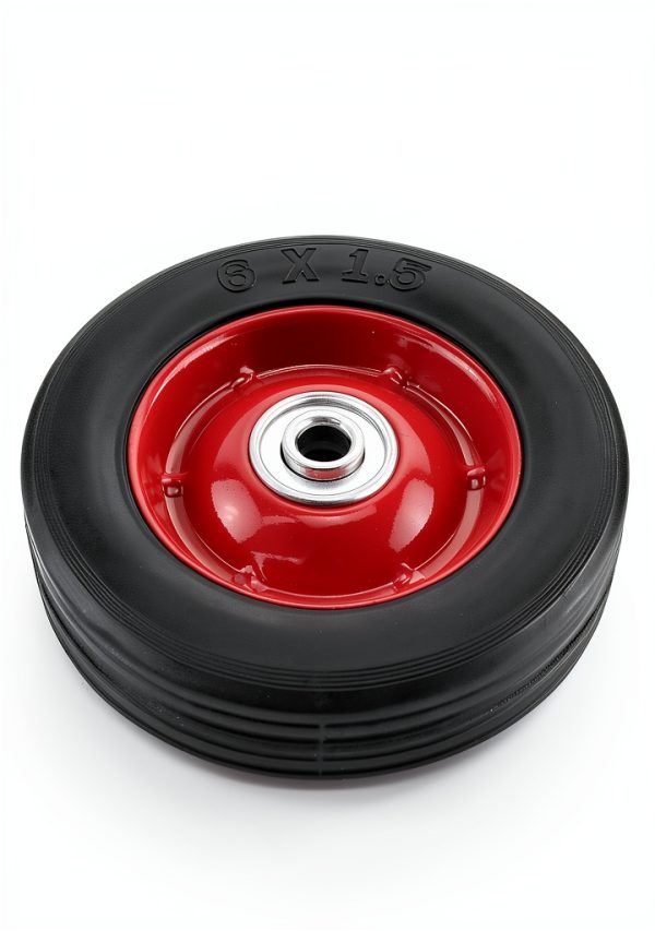 QWORK 2 Pack 6" x 1.5" Hand Truck Wheel with Ball Bearing, 132lb Load-4