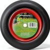 8-Inch Semi-Pneumatic Tire Shepherd Hardware – Steel Hub, Black-4