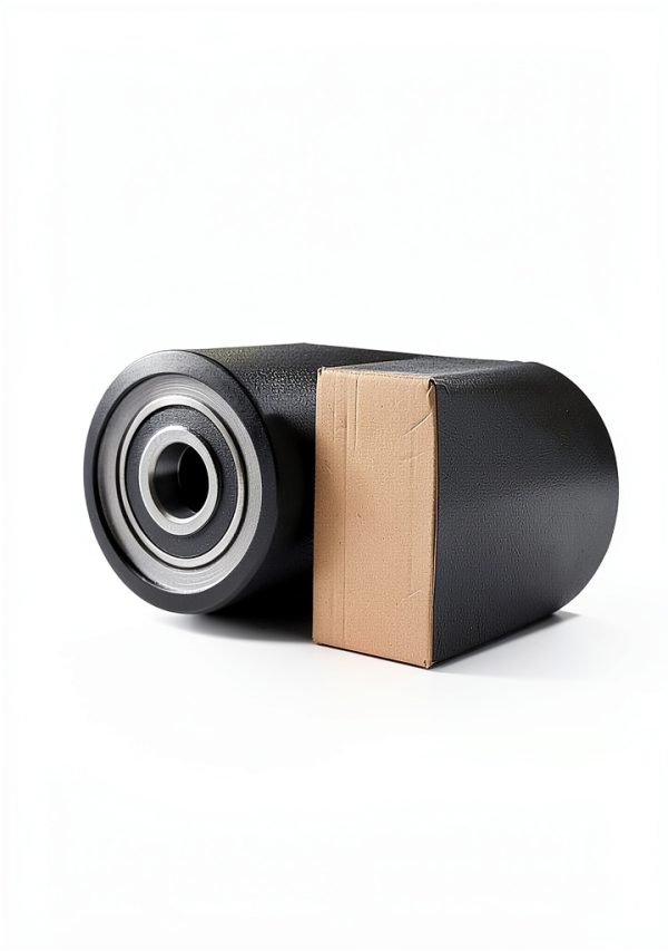 Pallet Jack Wheels Carbo Glide 3x3.75 Inch Poly Tread Black Full Set-1