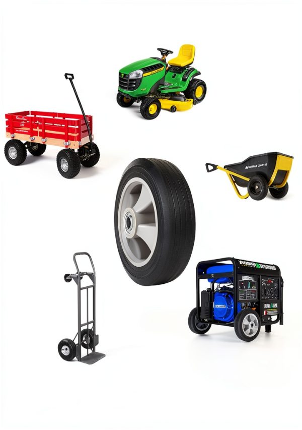 AR PRO 10" x 2.5" Solid Rubber Tires – 10in Wheels for Hand Trucks-2