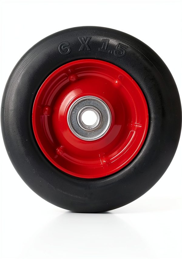 QWORK 2 Pack 6" x 1.5" Hand Truck Wheel with Ball Bearing, 132lb Load-3