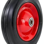 8-Inch Semi-Pneumatic Tire Shepherd Hardware – Steel Hub, Black-0