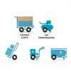 Marathon 02310 Pneumatic Truck Tires 4.10/3.50-4" 2.25" Hub-6