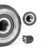 Pallet Jack Wheels Carbo Glide 3x3.75 Inch Poly Tread Black Full Set-2