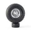 10 Inch Solid Rubber Wheels AR PRO 4-Pack Flat Free with 5/8" Bearings-1