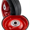 QWORK 2 Pack 6" x 1.5" Hand Truck Wheel with Ball Bearing, 132lb Load-2