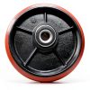 Pallet Jack Steering Wheels JackCraft 7x2" Poly Tread Red Bearings-6