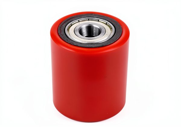 Pallet Jack Wheels 3 x 3.75" Pair by JackCraft PU Tread with Bearings-1